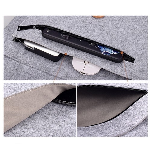 15.6" Premium Felt Laptop Macbook Sleeve - ECO 141