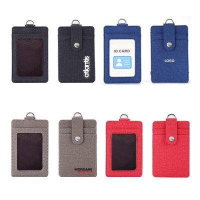 Korea Fabric ID Holder with Snap Closure - ID 108