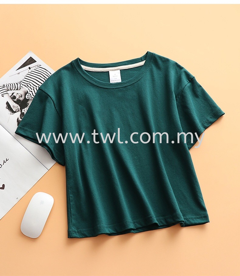 TS027- CHIC Cotton Crop Top 