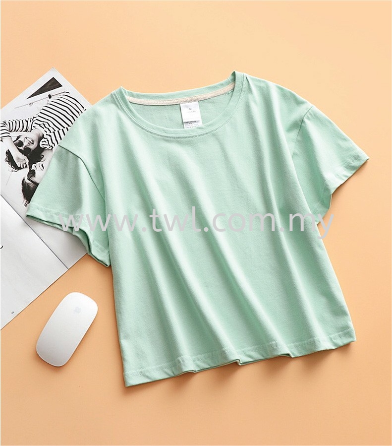 TS027- CHIC Cotton Crop Top 