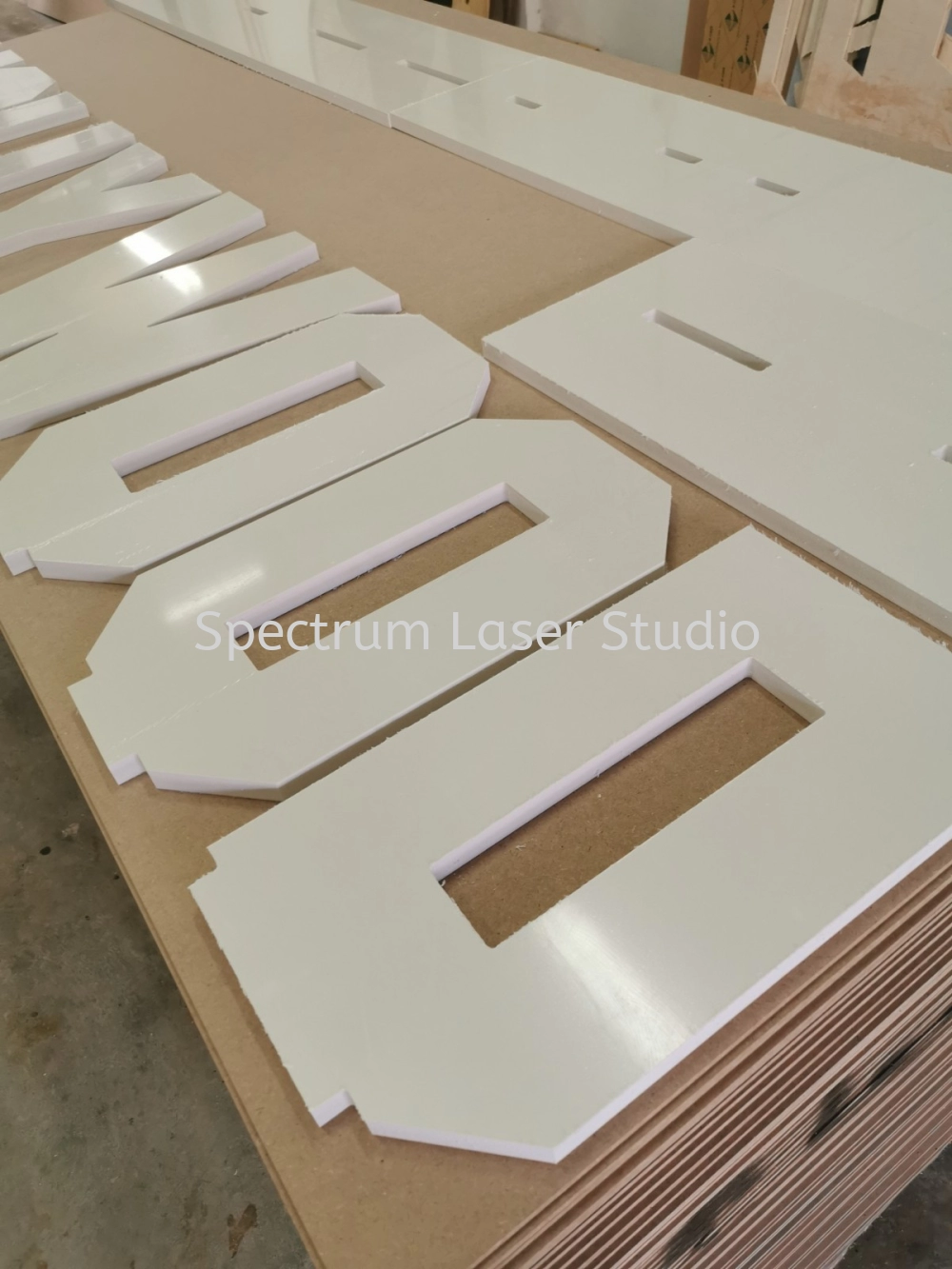 PVC WHITE FORM LETTERING