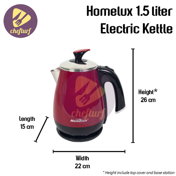 Homelux 1.5 liter Electric Kettle 