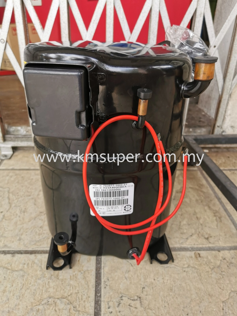 H23A46QDBEA BRISTOL HERMETIC RECIPROCATING COMPRESSOR