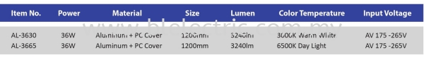 P1 LED Linear Light Spec