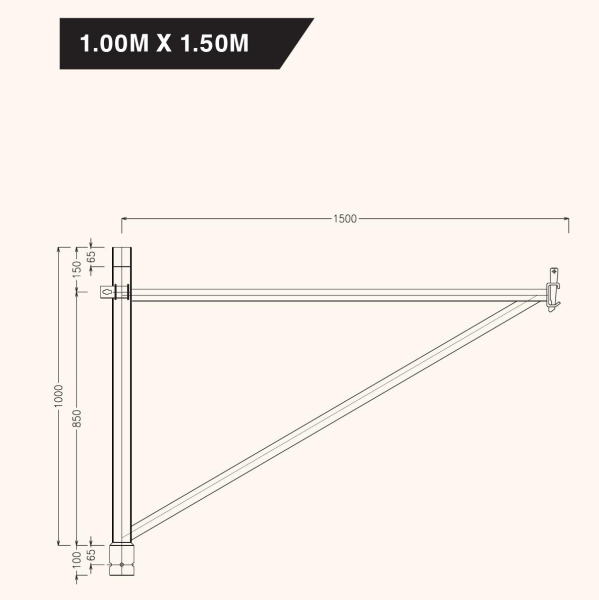 T-Frame 1.50m