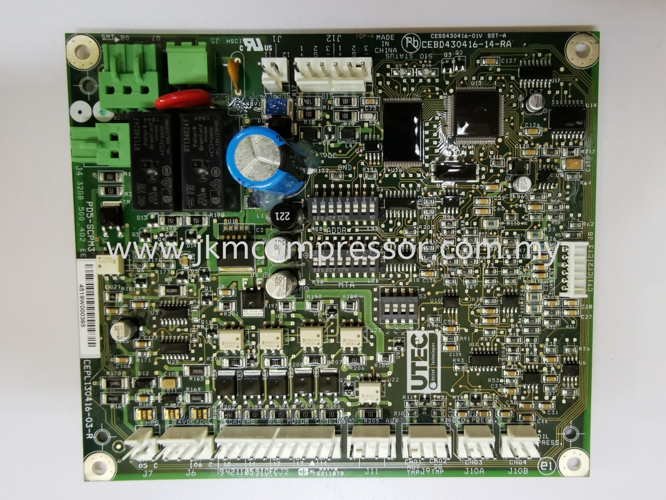 32GB500402 - CARRIER (SCPM) SCREW COMPRESSOR PROTECTION MODULE BOARD ; SCPM BOARD