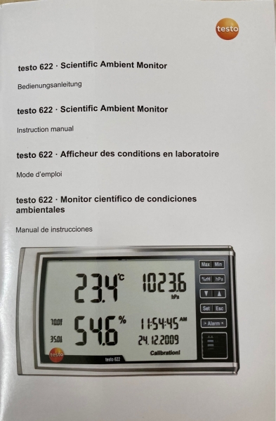 testo 622 - Thermohygrometer and Barometer