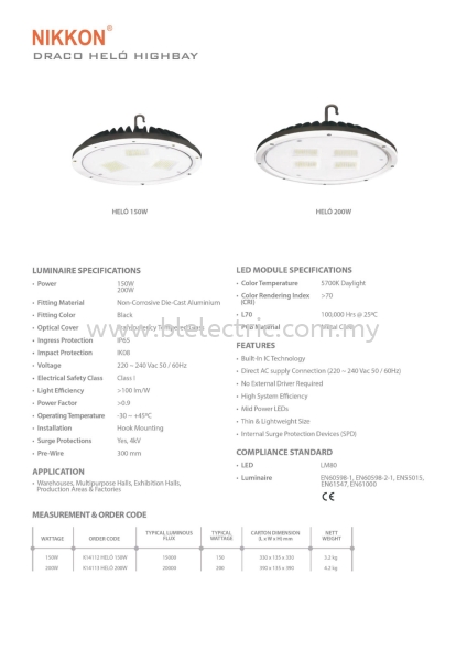 Nikkon Draco HELO Highbay Cat 01