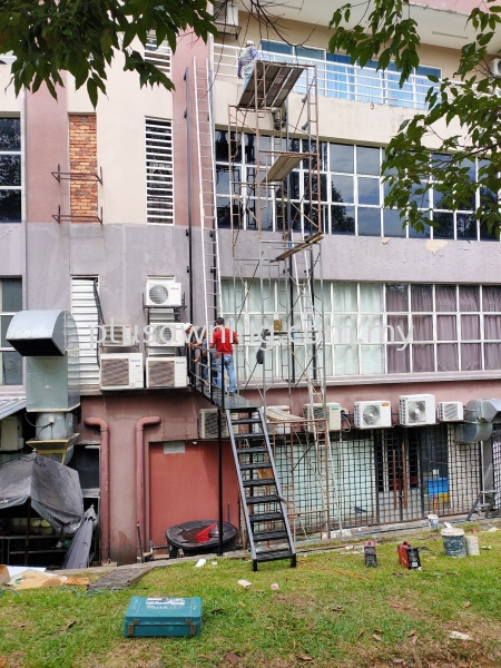 Emergency Staircase @Jalan Radin Bagus, Sri Petaling, Kuala Lumpur 