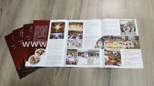 A4 Size Restaurant Brochure