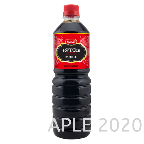 Naturally Brewed Superior 1000ML Light Soy Sauce OEM Factory