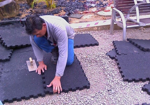 Playground Surfacing C PMI Base Tiles (Pre-moulded Interlocking Base Tiles)