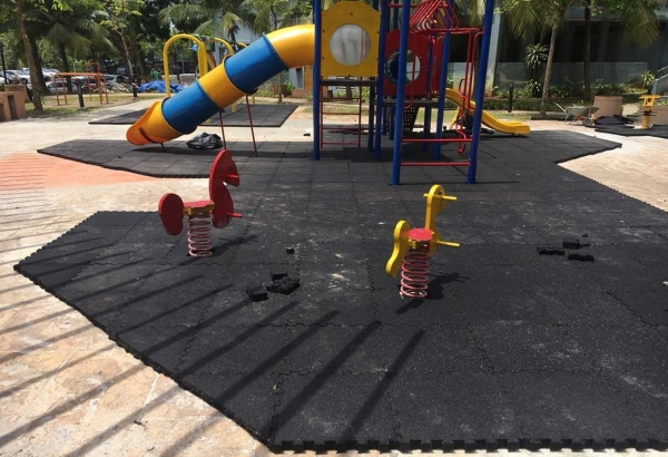 Playground Surfacing C PMI Base Tiles (Pre-moulded Interlocking Base Tiles)