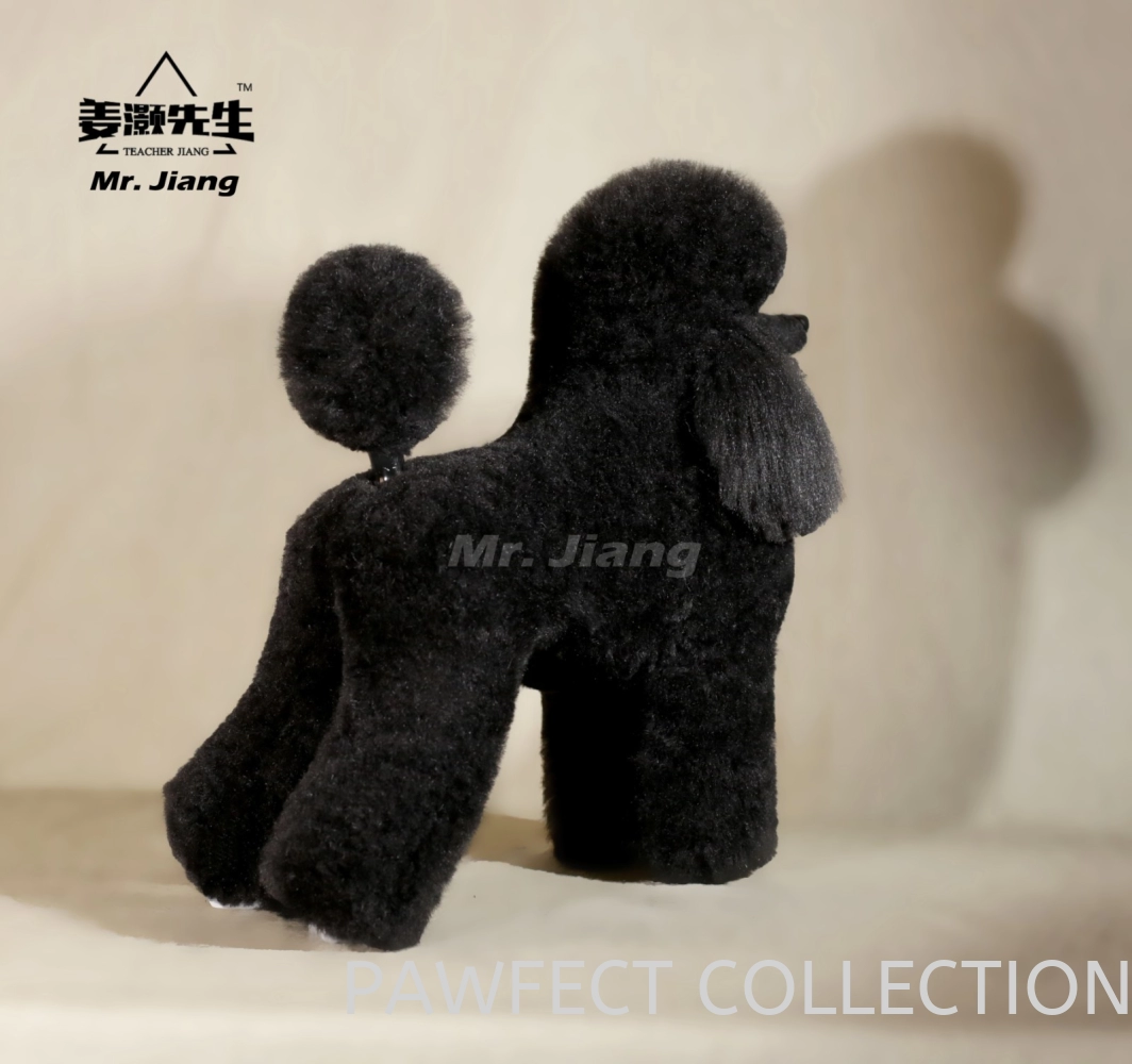 Mr. Jiang Poodle Lamb Whole body Wig in black (without mannequin)