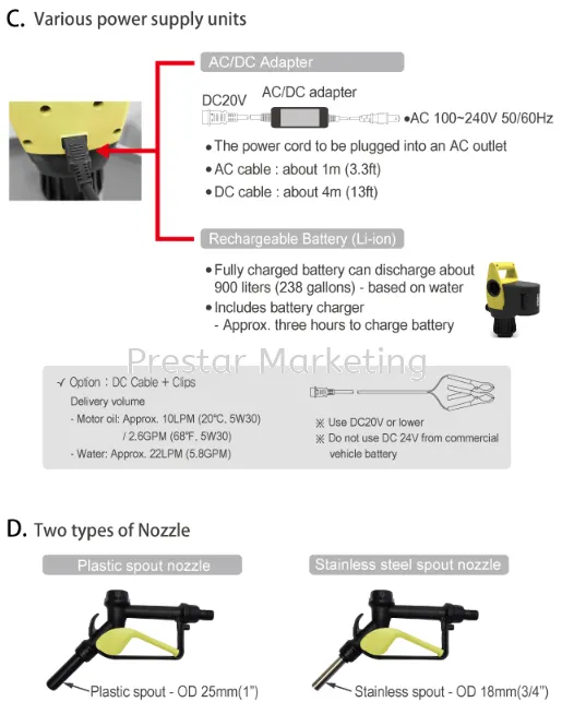 ELECTRICAL OIL DRUM PUMP HEAVY DUTY