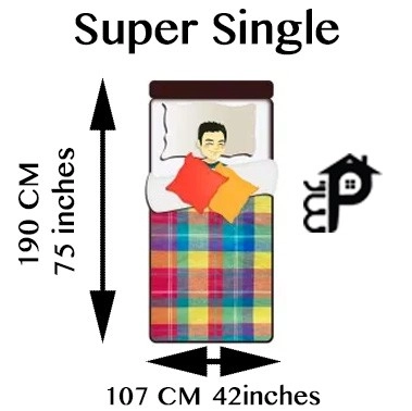 SWEET HOME GUIDE TO COMMON BED SIZE MALAYSIA  SINGLE, SUPER SINGLE, QUEEN, KING