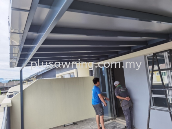 Alumbond Composite Panel @Jalan Adenium 5b/3, Bukit Beruntung, Selangor