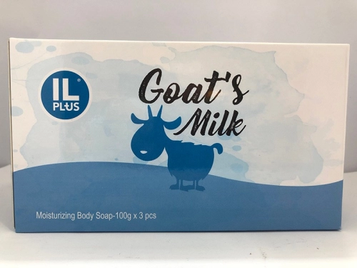 IL PLUS+ Goat’s Milk Soap 3 X 100g ( BOX PACK )