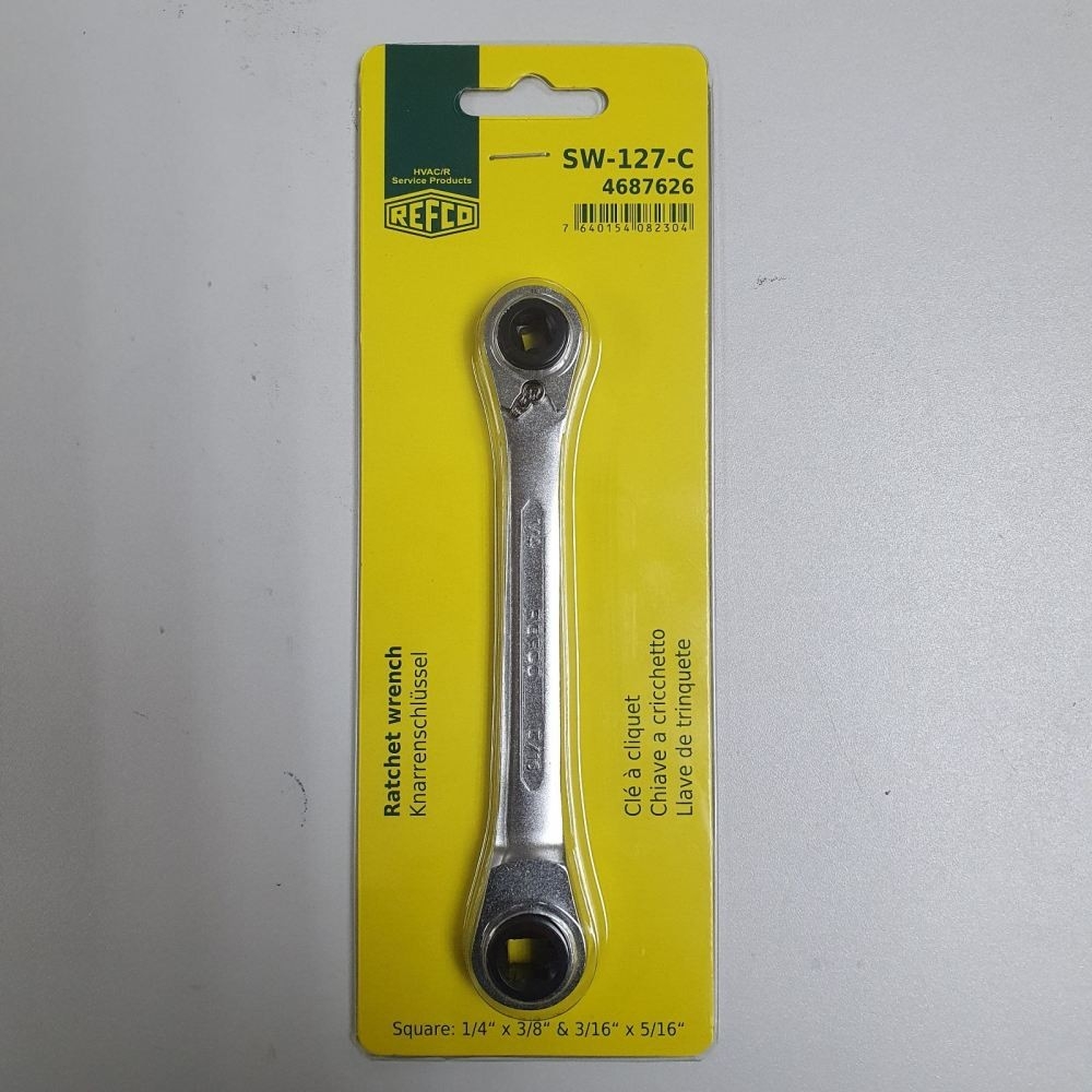 1PCS NEW FOR REFCO Air Conditioning Valve Ratchet Wrench SW-127-C