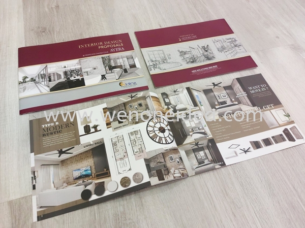 A4 Landscape Booklet Design 12pp