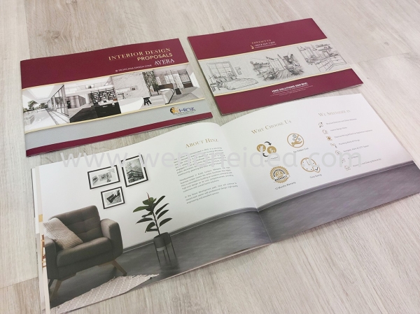 A4 Landscape Booklet Design 12pp