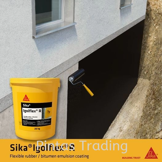 Sika Igolflex R | Flexible Rubber / Bitumen Emulsion Coating