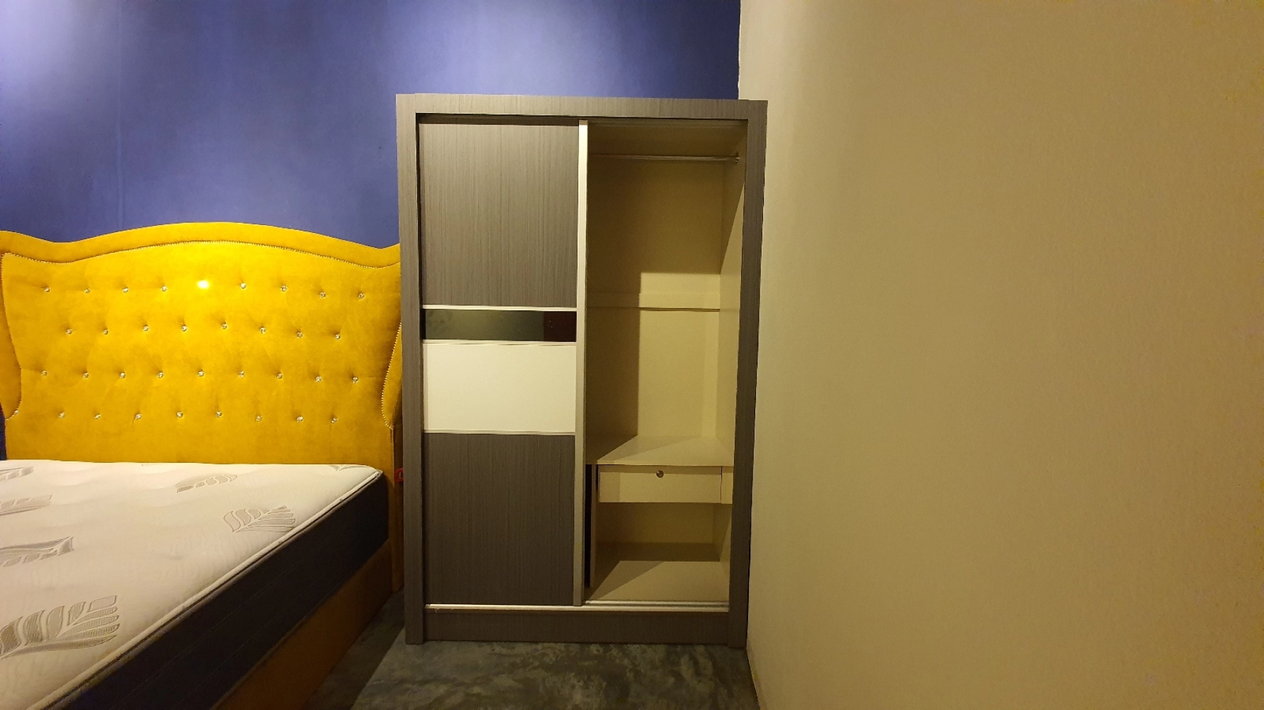 Set Katil Almari Special offer 4ft x 6ft  wardrobe bedroom Set full 