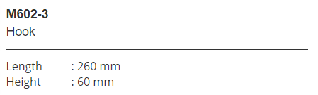 MOCHA M602-3 HOOK