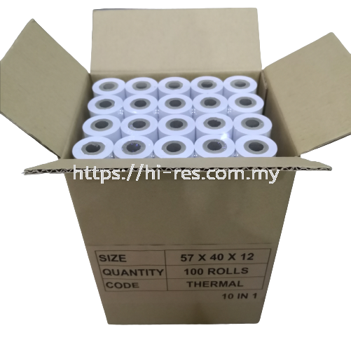 Thermal Paper 57 x 40 x 12