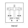 2 JAWS GEAR PULLER QUICK ADJUSTING