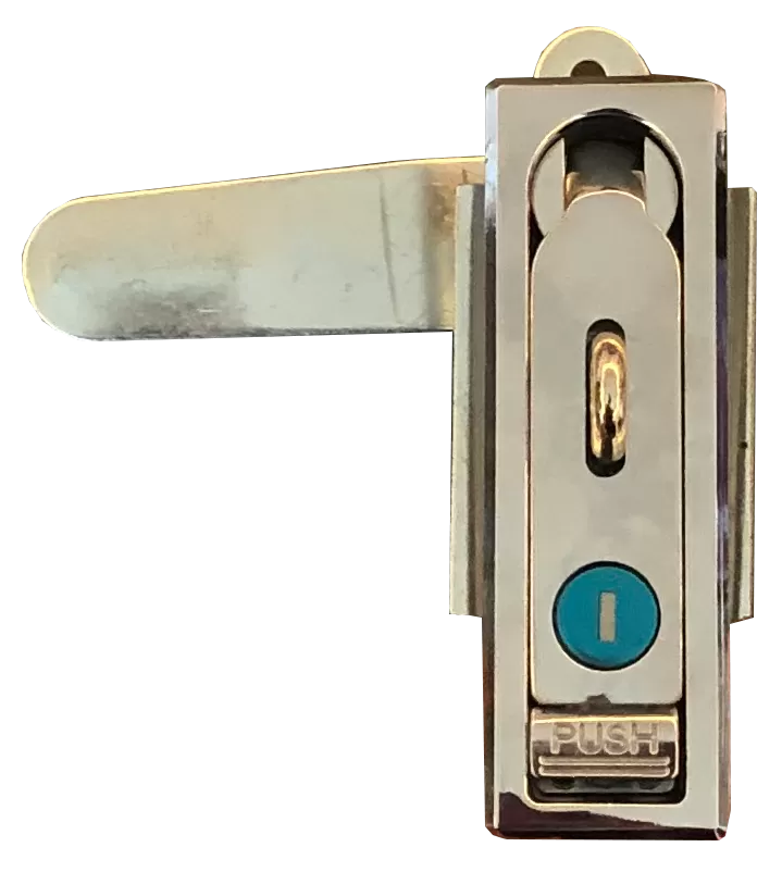 Push Lock with Pad Lock Holder