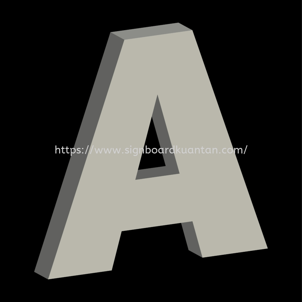 3D ALUMINIUM LETTERING