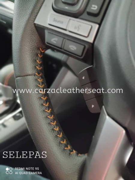 SUBARU XV STEERING WHELL REPLACE SYNTHETIC LEATHER 