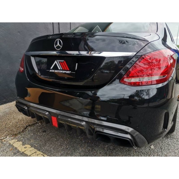 Mercedes benz W205 C63 rear diffuser