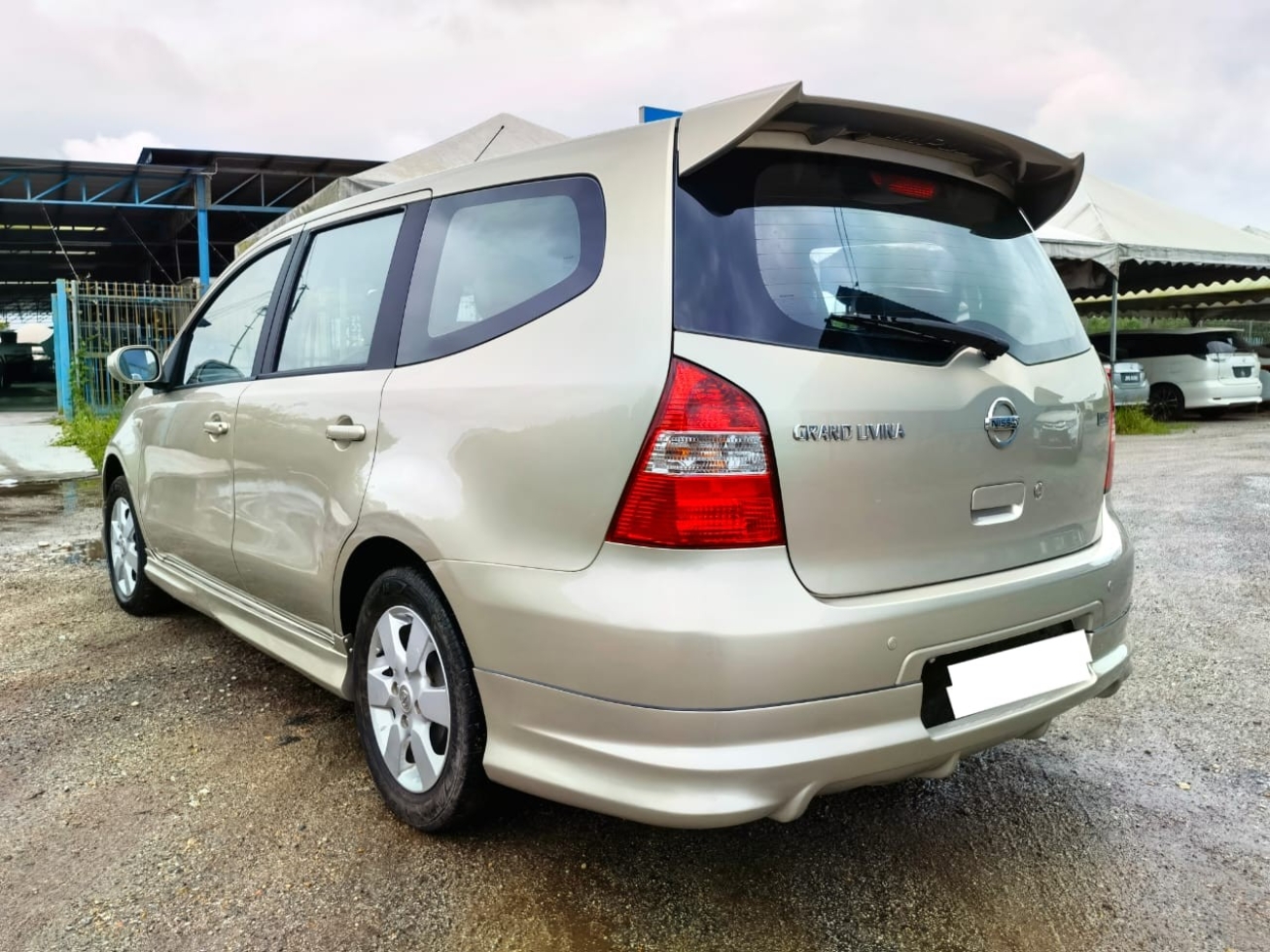 2012 Nissan GRAND LIVINA 1.6 (A)FULL LOAN ZERO DP