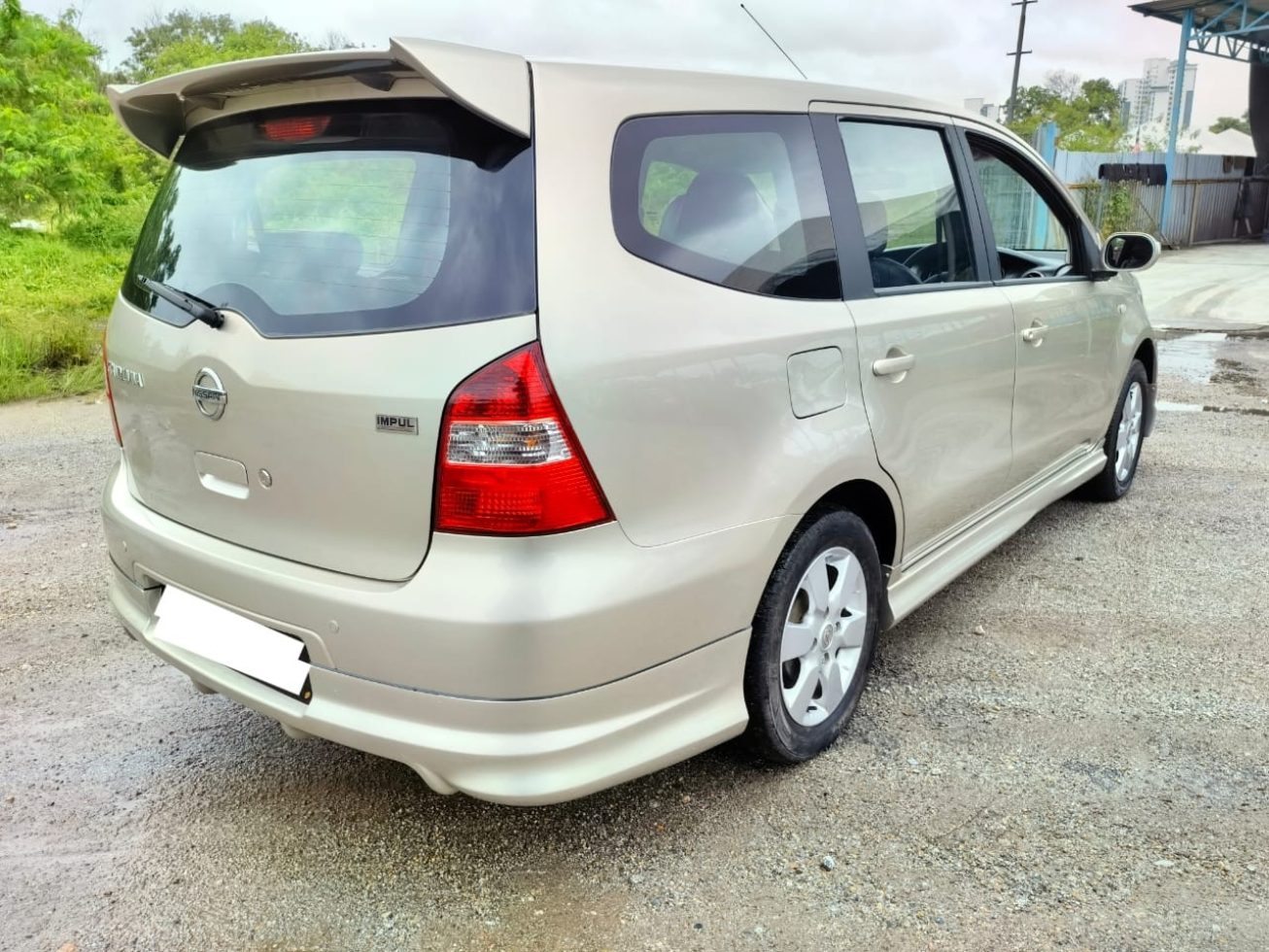 2012 Nissan GRAND LIVINA 1.6 (A)FULL LOAN ZERO DP