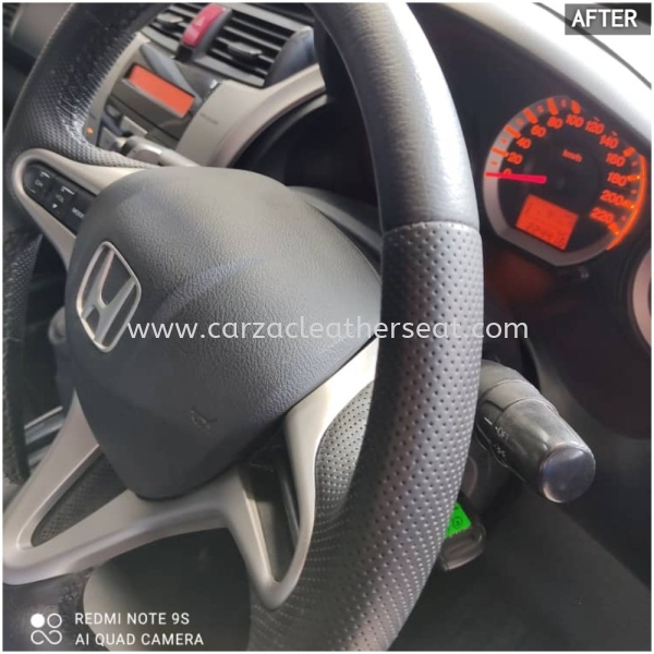 HONDA CITY STEERING WHEEL REPLACE AND SPRAY