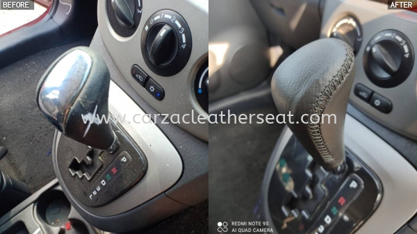 PROTON EXORA GEAR KNOB REPLACE SYNTHETIC LEATHER