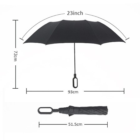 23'' Fiberglass 2 Fold Umbrella - UM 012