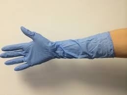 Extra Long Nitrile Glove, Power Free, Disposable