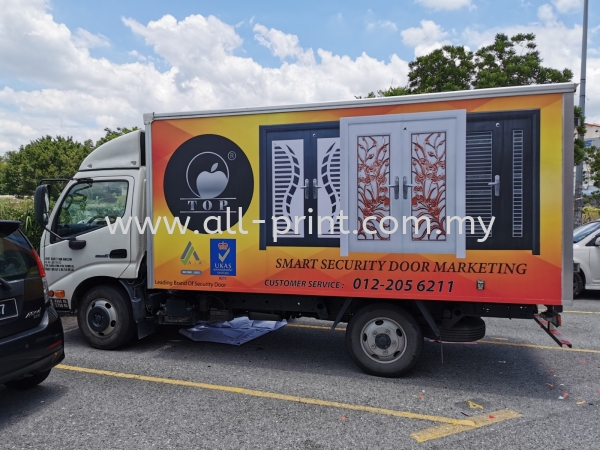 TOP Security  - lorry Sticker 