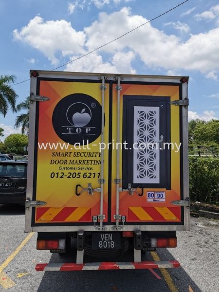 TOP Security  - lorry Sticker 