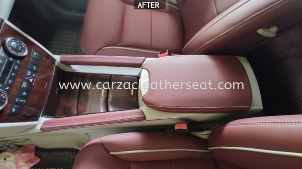 MERCEDES B-CLASS ML REPLACE LEATHER SEAT FROM LIGHT GREY TO MAROON