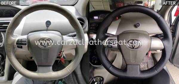 TOYOTA VIOS STEERING WHEEL REPLACE NAPPA LEATHER