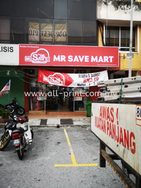   Mr Save - Subang Perdana - Lightbox Signage 