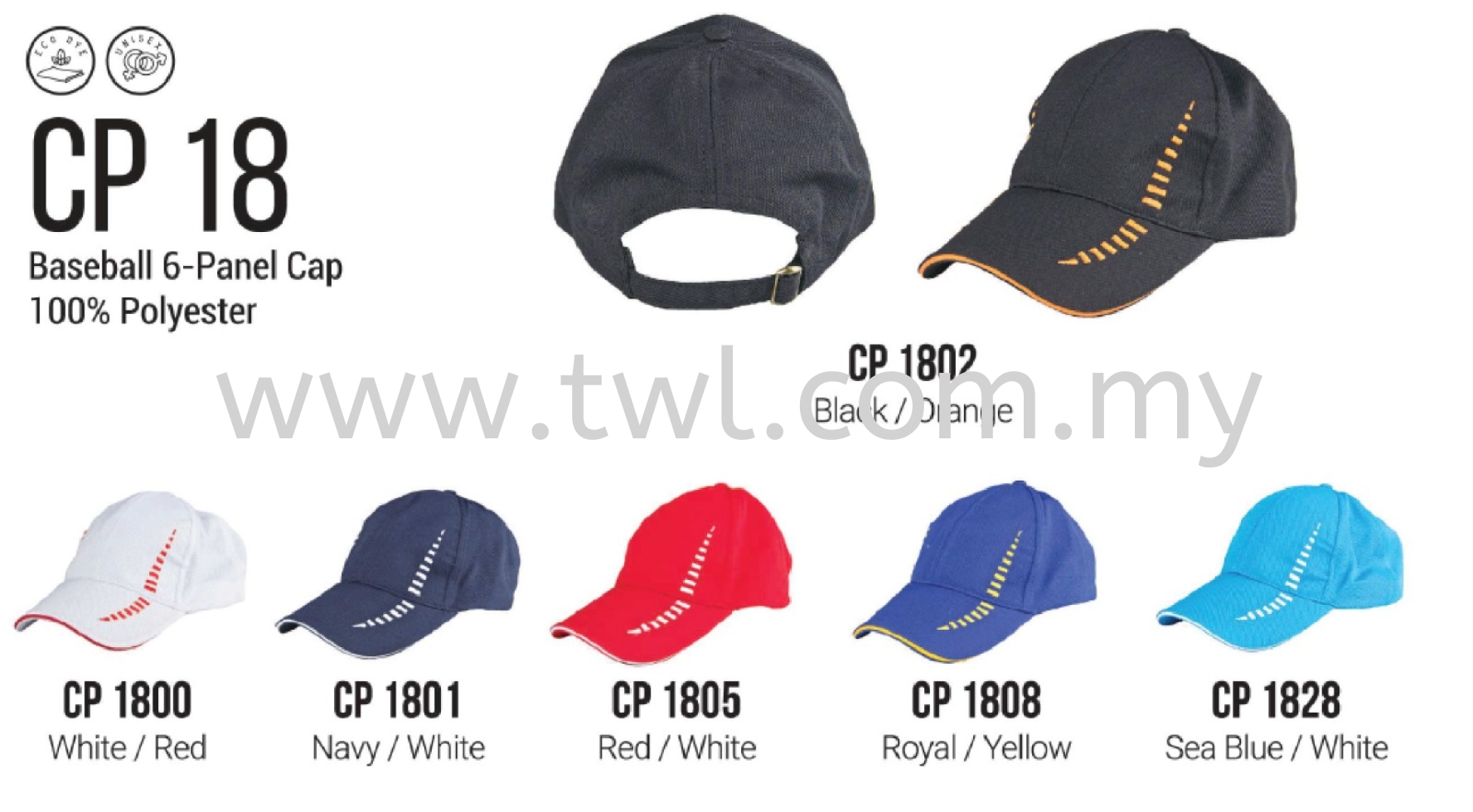 CP18- Soft Polyester Cap 