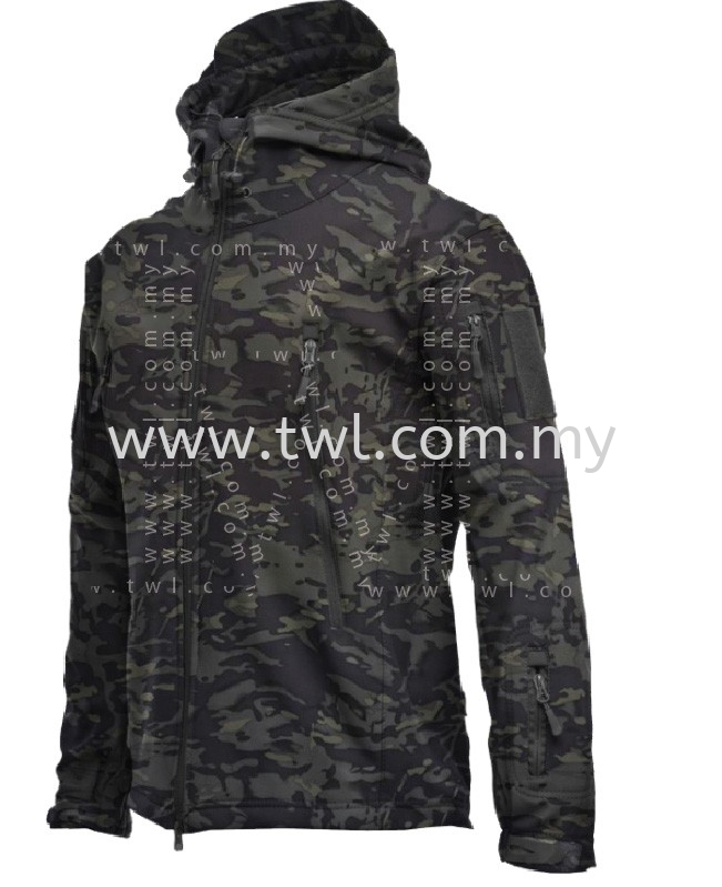 JK009 Windbreaker Multifunctional Zipper Jacket