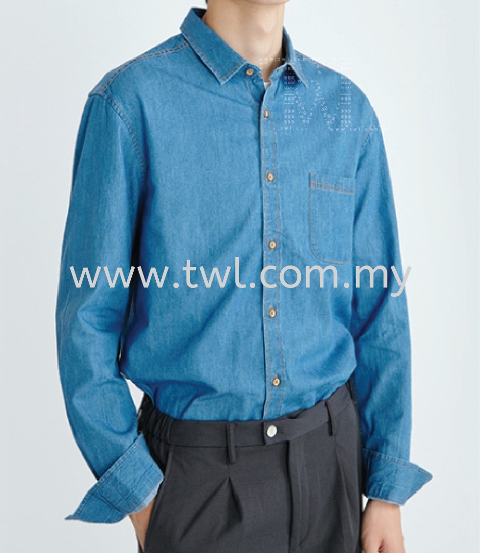 F1-033 Denim Japanese Shirts