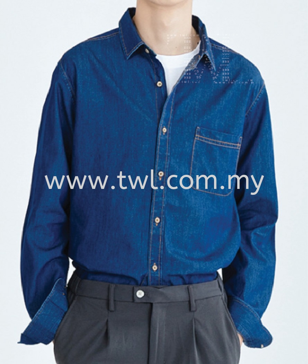 F1-033 Denim Japanese Shirts