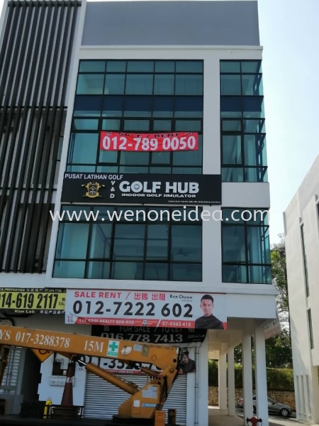 LED 3D Box Up Signboard